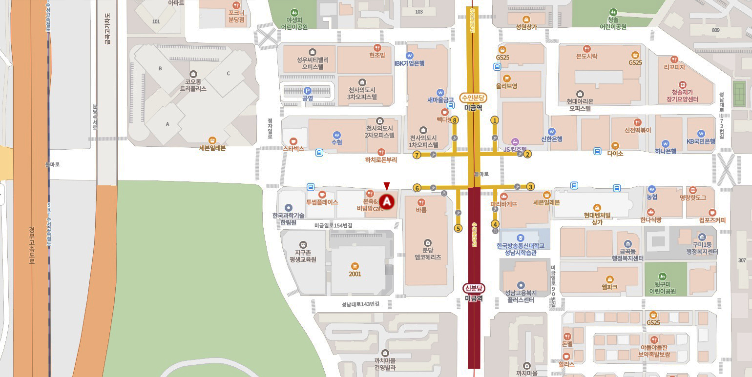 Ahnlab location map